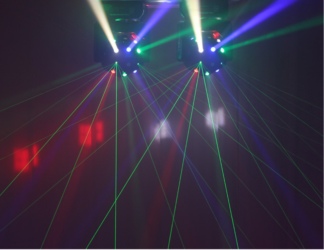 Sonido Live RGBW 120-Watts LED Beam / Laser / Strobe DJ Moving Head Light