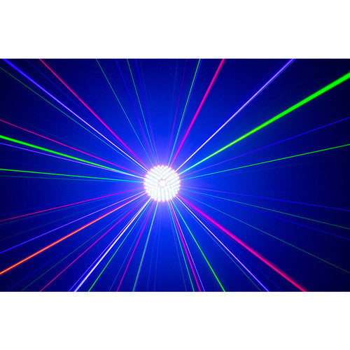 American DJ Startec Rayzer 2-FX-In-1 RGB LED and Laser Party Light