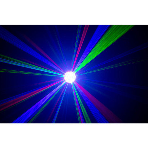 American DJ Startec Rayzer 2-FX-In-1 RGB LED and Laser Party Light