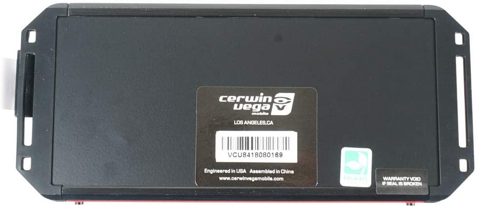 Cerwin-Vega VCU84 1200W Max / 500W RMS Class-D 4-Channel Marine Amplifier