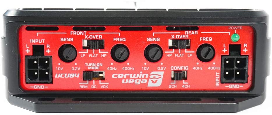 Cerwin-Vega VCU84 1200W Max / 500W RMS Class-D 4-Channel Marine Amplifier