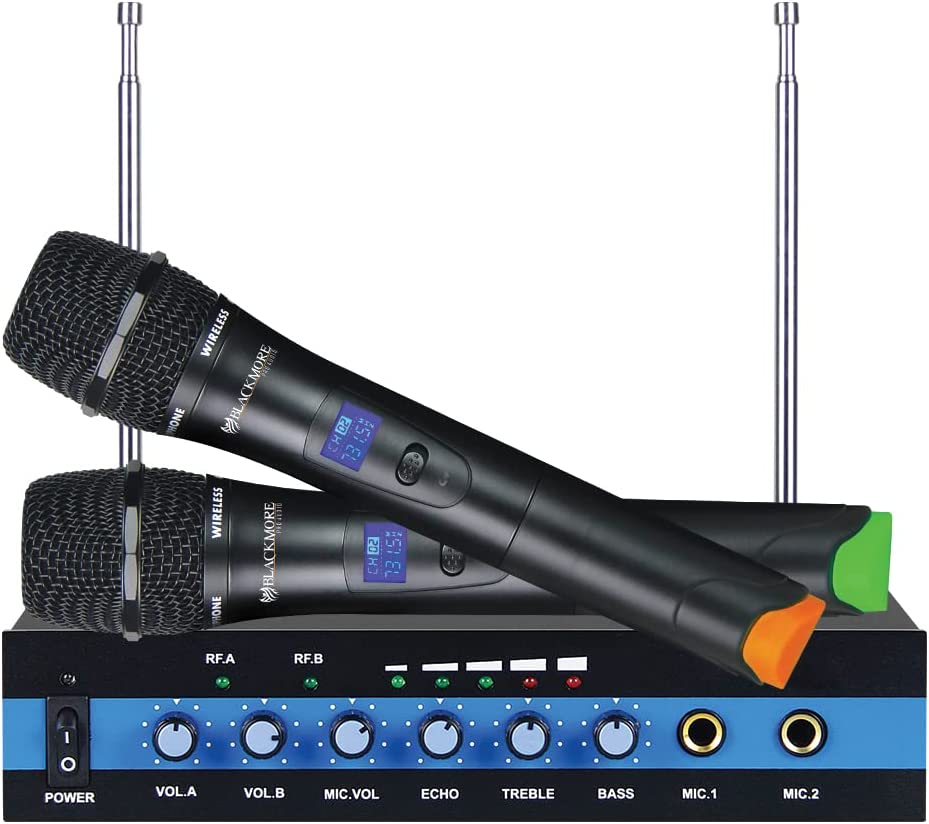 Blackmore Pro Audio BMP-60 Dual Channel Wireless Microphone System
