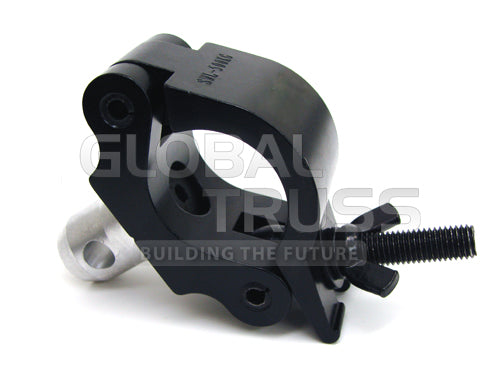 Global Truss Coupler Clamp/BLK  - Black Powder Coat Heavy Duty Clamp With Half Coupler For 50mm Tubing - Sonido Live