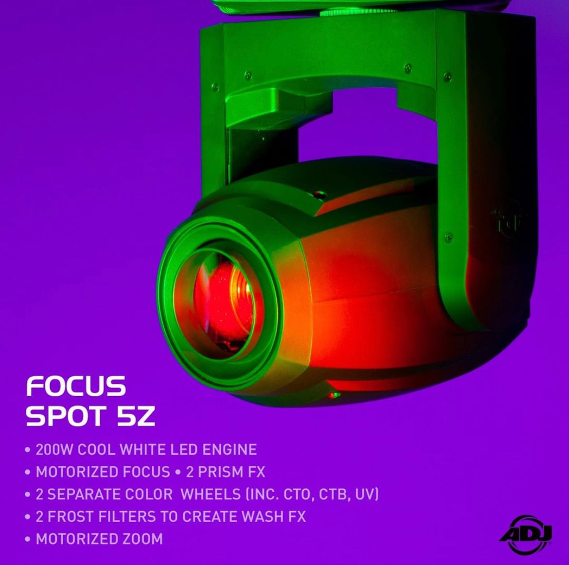 American DJ ADJ Focus Spot 5Z 200W LED Moving Head [B-STOCK]