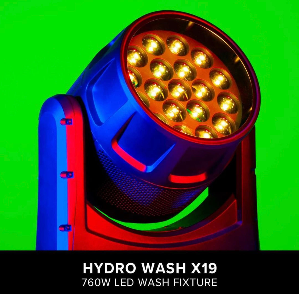 American DJ ADJ Hydro Wash X19 760W LED IP65 Moving Head