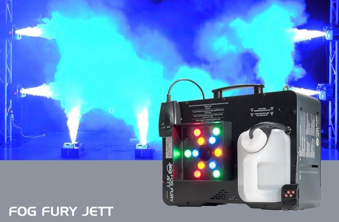 American DJ Fog Fury Jett Vertical Fog Machine with LED [B-STOCK]