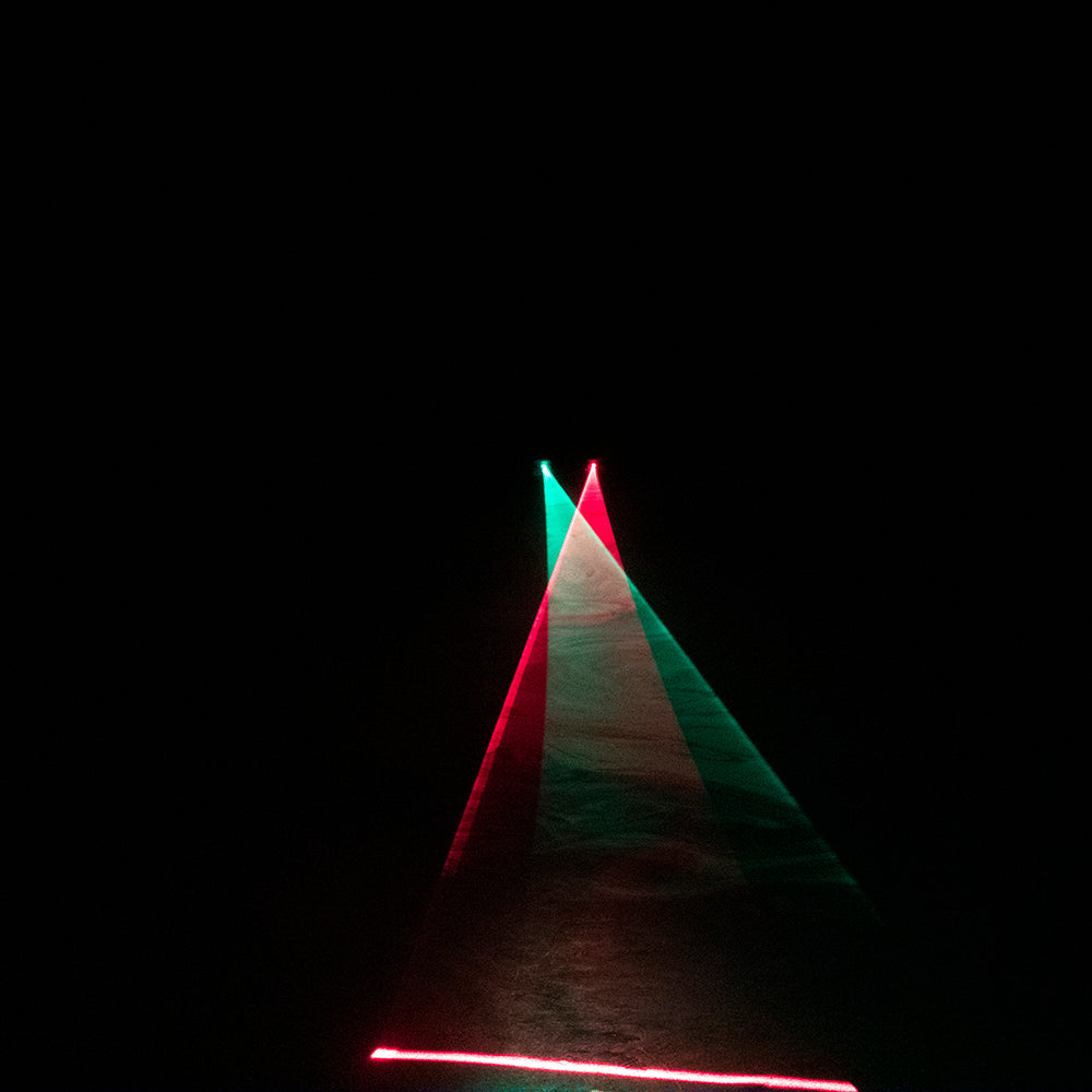 Dual Head Red and Green Laser Light