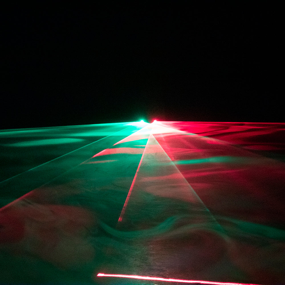 Dual Head Red and Green Laser Light