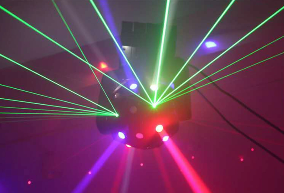 Sonido Live RGBW 120-Watts LED Beam / Laser / Strobe DJ Moving Head Light