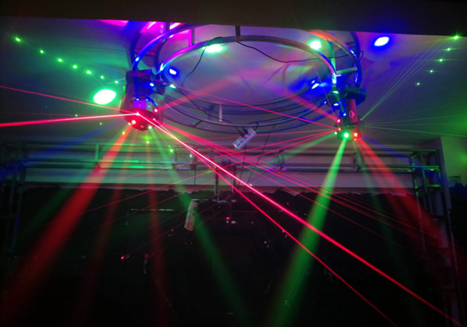 Sonido Live RGBW 120-Watts LED Beam / Laser / Strobe DJ Moving Head Light