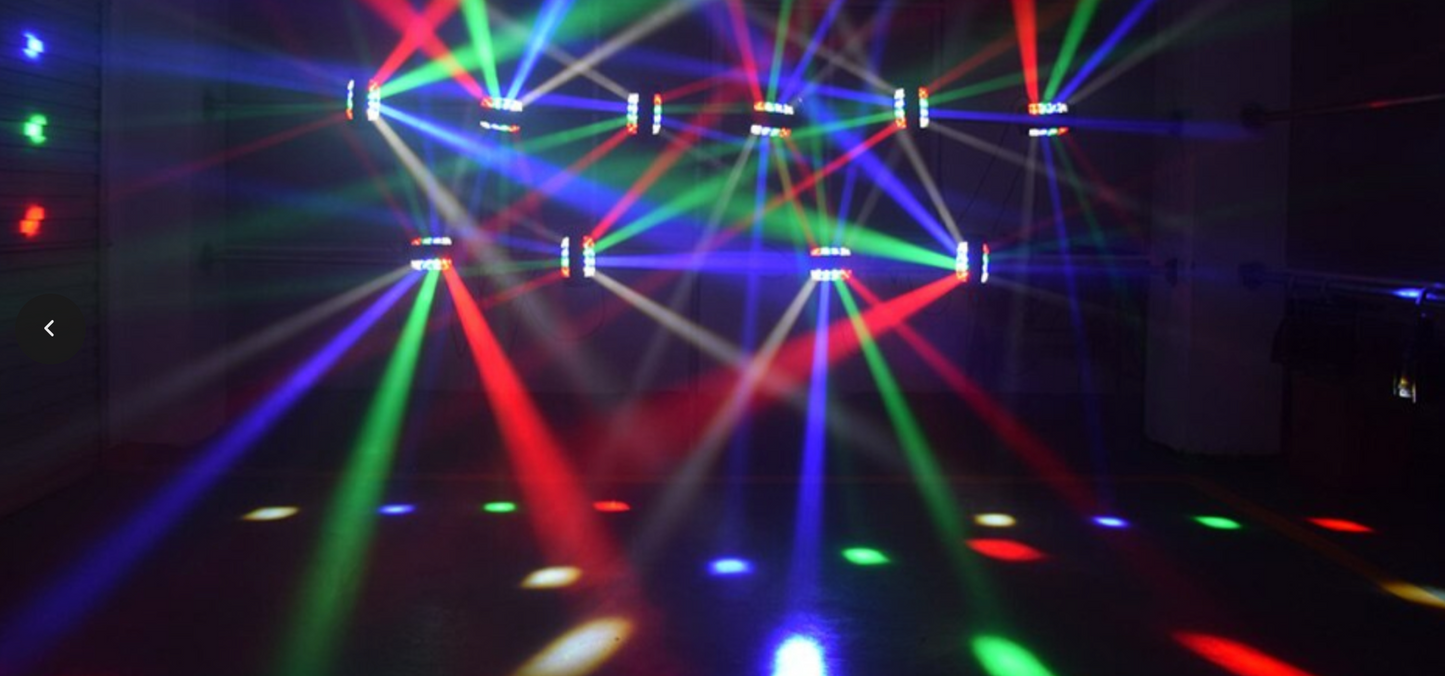 Sonido Live SpiderBeam LED DMX DJ Light 