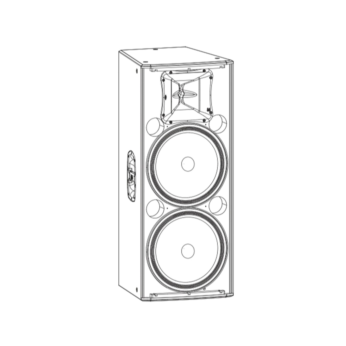 DAS Action-525A Action 500 Series 2x 15" Active Two-Way Full-Range Loudspeaker