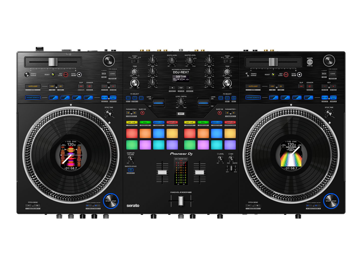 Pioneer DJ DDJ-REV7 Scratch-style 2-channel Professional DJ Controller (OPEN BOX UNIT)