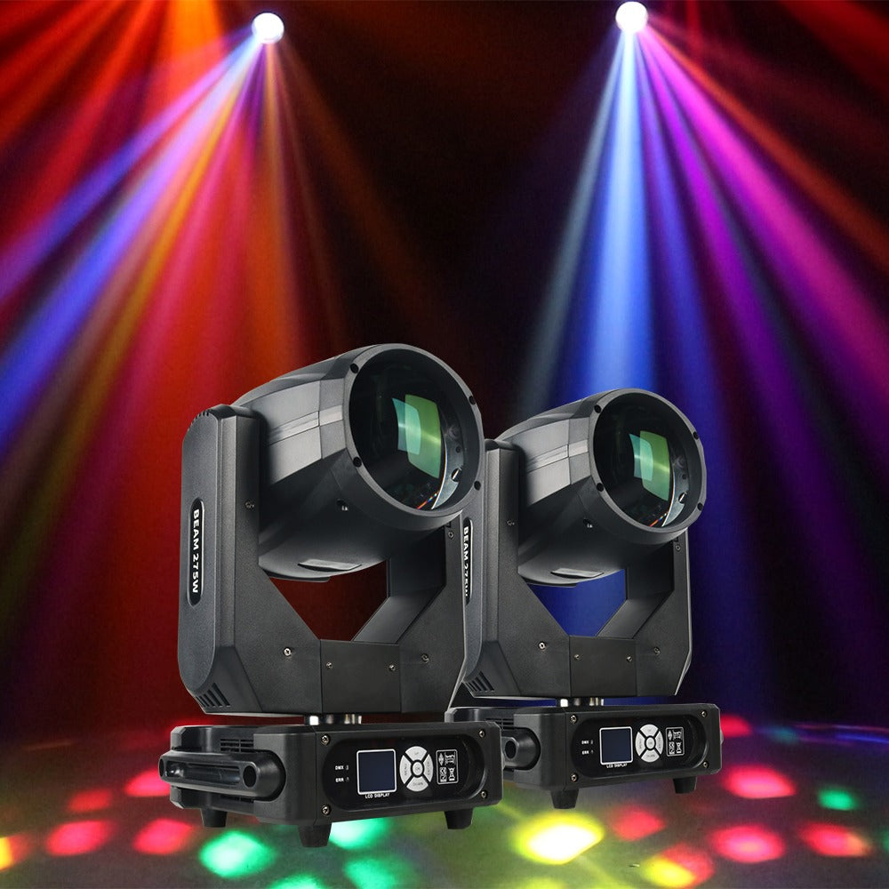 Professional 10R 275W Beam Moving Head with Rainbow Effect [PAIR]